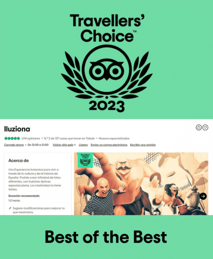 Iluziona, entre los ganadores de los Traveller’s Choice de Tripadvisor